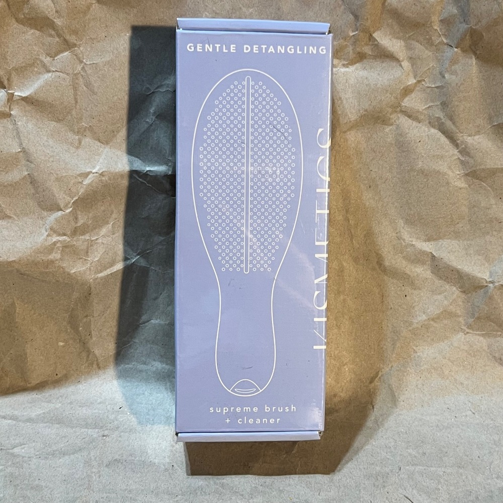 KISMETICS OS Supreme Detangling Brush + Cleaner Blue Gentle‎ Multi-Level Pins